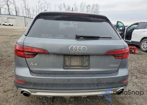 2018 Audi A4 Allroad Premium Plus from USA, damaged, VIN WA18NAF47JA077989